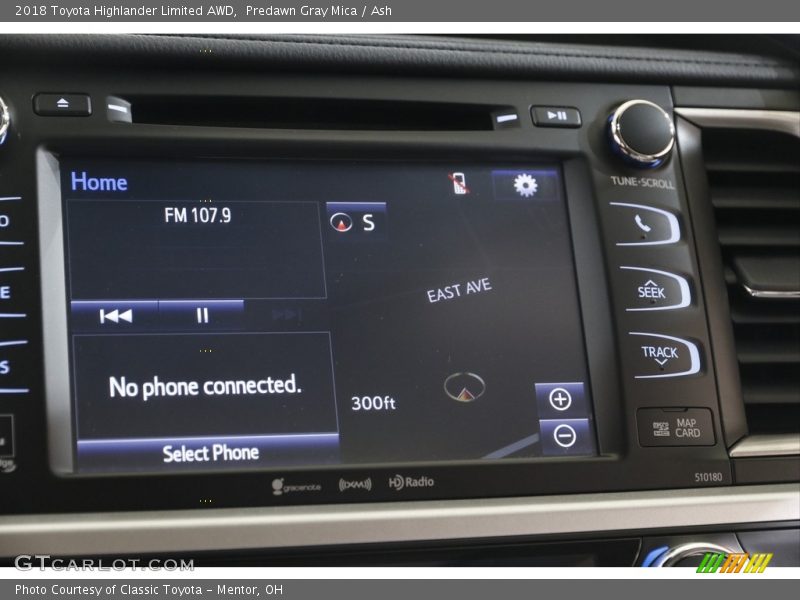 Predawn Gray Mica / Ash 2018 Toyota Highlander Limited AWD