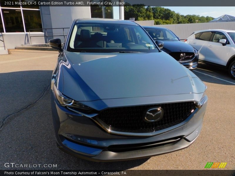 Polymetal Gray / Black 2021 Mazda CX-5 Carbon Edition Turbo AWD