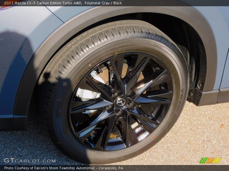 Polymetal Gray / Black 2021 Mazda CX-5 Carbon Edition Turbo AWD