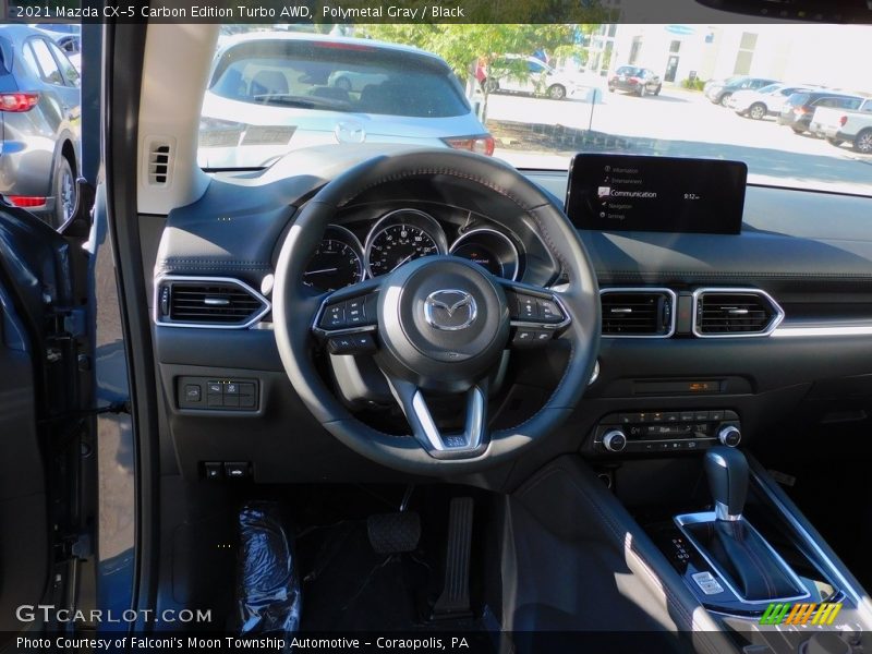 Polymetal Gray / Black 2021 Mazda CX-5 Carbon Edition Turbo AWD