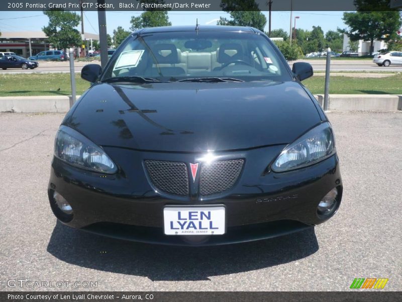 Black / Parchment/Dark Pewter 2005 Pontiac Grand Prix GTP Sedan
