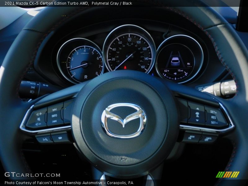 Polymetal Gray / Black 2021 Mazda CX-5 Carbon Edition Turbo AWD