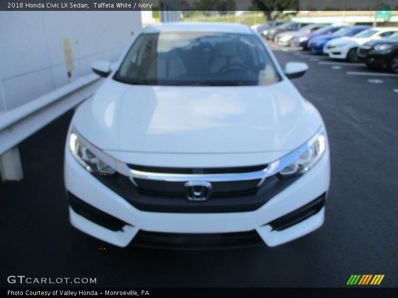 Taffeta White / Ivory 2018 Honda Civic LX Sedan