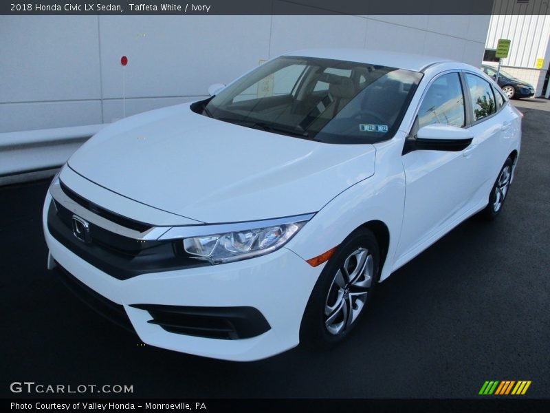 Taffeta White / Ivory 2018 Honda Civic LX Sedan