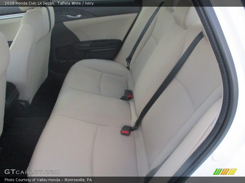 Taffeta White / Ivory 2018 Honda Civic LX Sedan