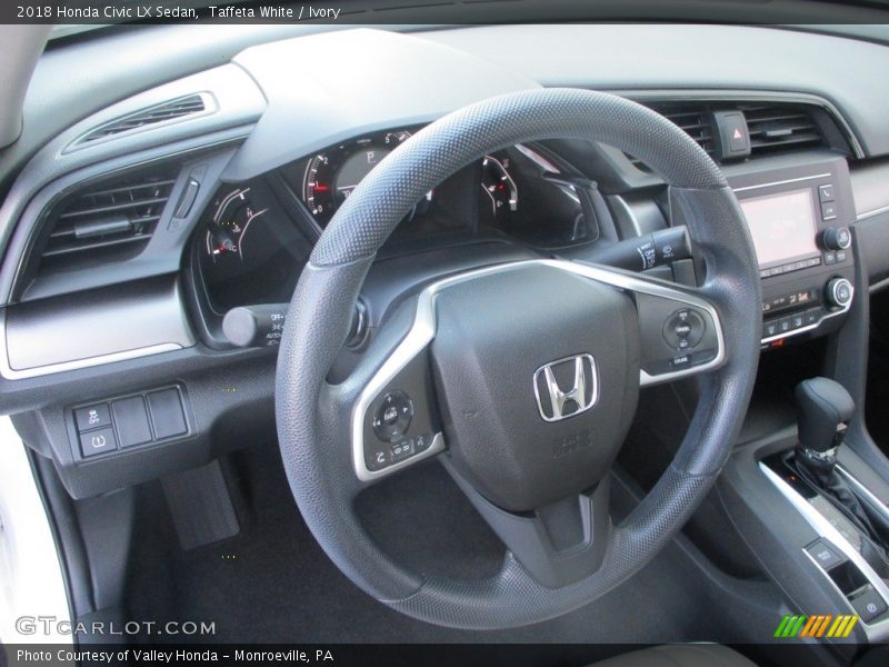 Taffeta White / Ivory 2018 Honda Civic LX Sedan