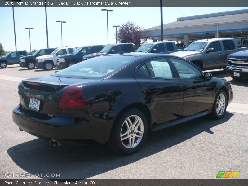 Black / Parchment/Dark Pewter 2005 Pontiac Grand Prix GTP Sedan