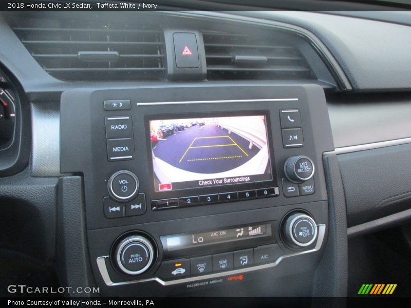 Taffeta White / Ivory 2018 Honda Civic LX Sedan