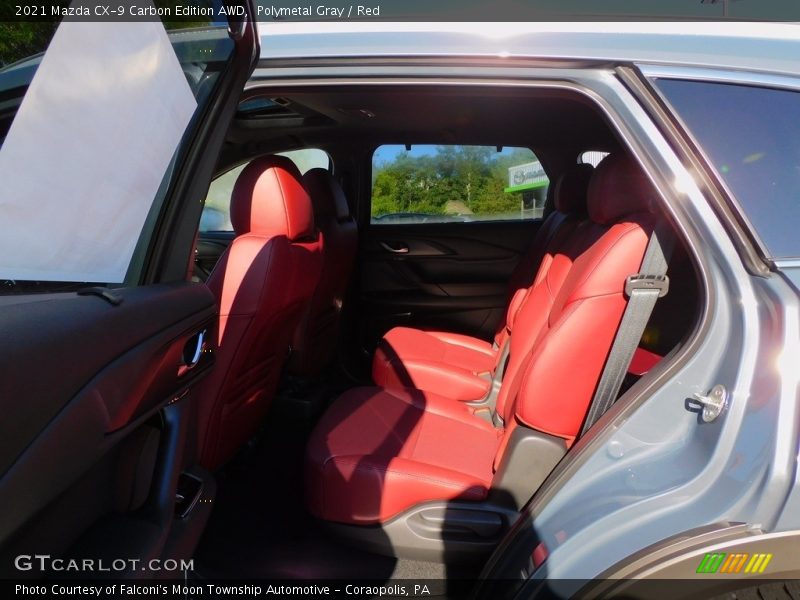 Polymetal Gray / Red 2021 Mazda CX-9 Carbon Edition AWD