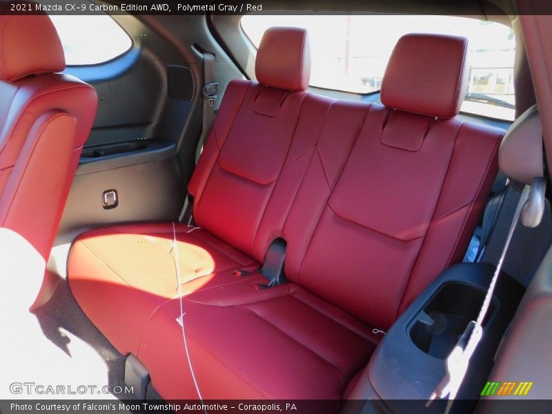 Polymetal Gray / Red 2021 Mazda CX-9 Carbon Edition AWD