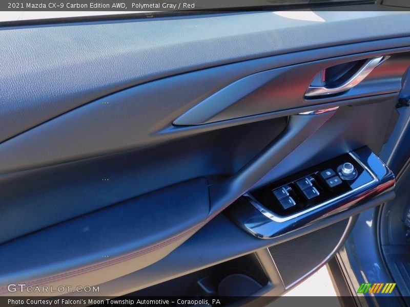Polymetal Gray / Red 2021 Mazda CX-9 Carbon Edition AWD