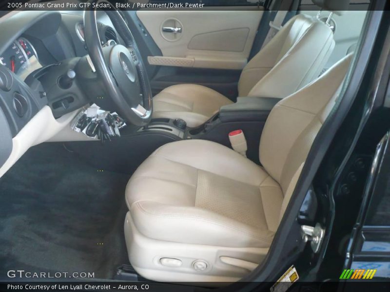 Black / Parchment/Dark Pewter 2005 Pontiac Grand Prix GTP Sedan