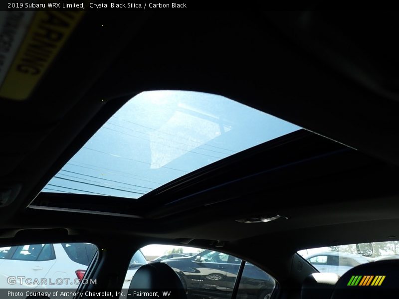 Crystal Black Silica / Carbon Black 2019 Subaru WRX Limited