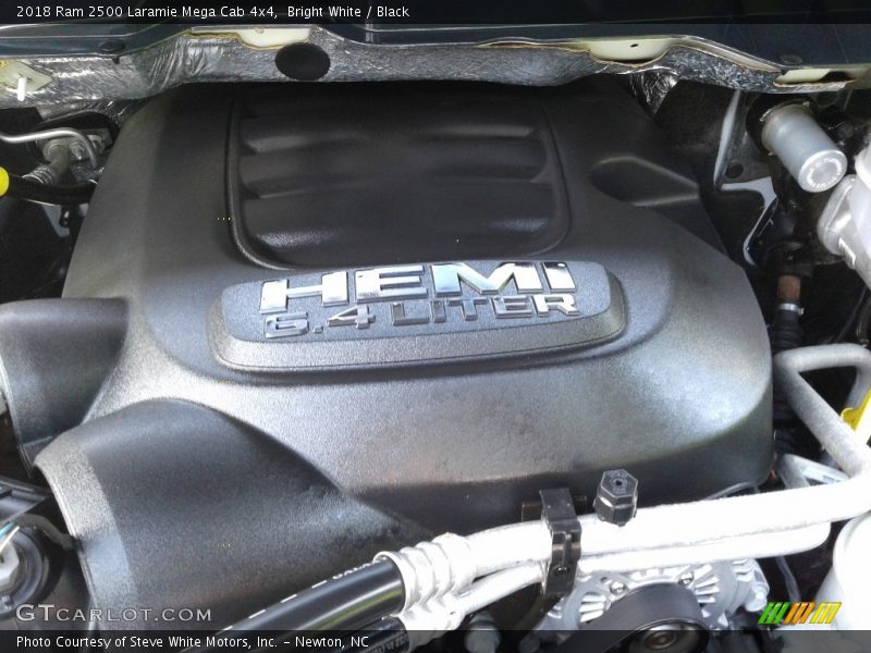 Bright White / Black 2018 Ram 2500 Laramie Mega Cab 4x4
