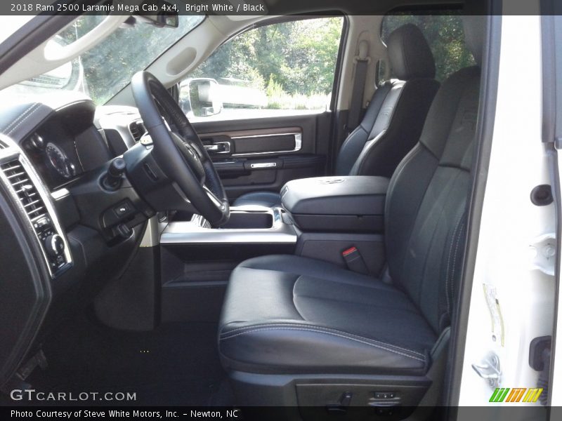 Bright White / Black 2018 Ram 2500 Laramie Mega Cab 4x4