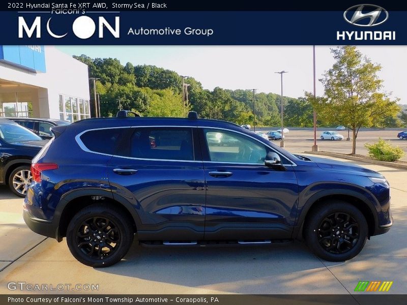 Stormy Sea / Black 2022 Hyundai Santa Fe XRT AWD