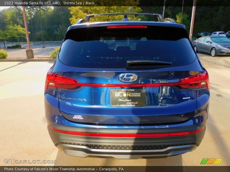 Stormy Sea / Black 2022 Hyundai Santa Fe XRT AWD