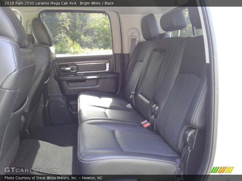 Bright White / Black 2018 Ram 2500 Laramie Mega Cab 4x4
