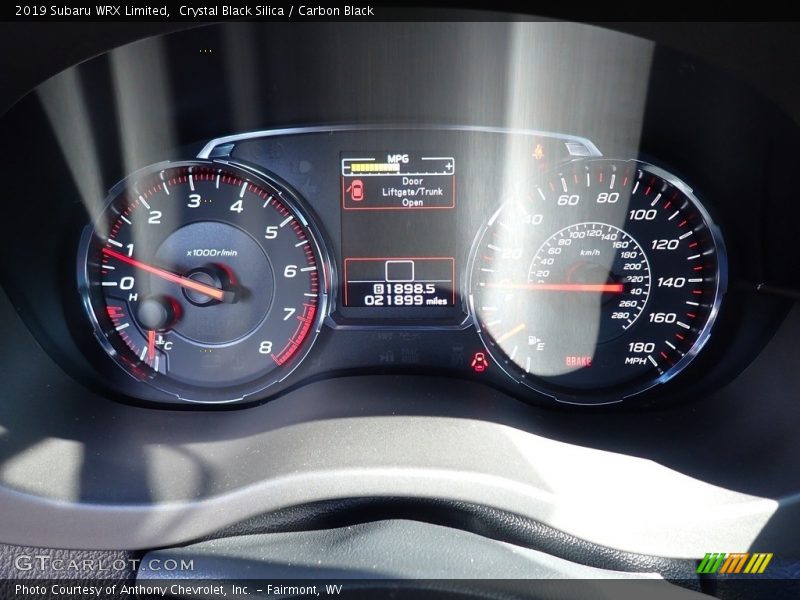 Crystal Black Silica / Carbon Black 2019 Subaru WRX Limited