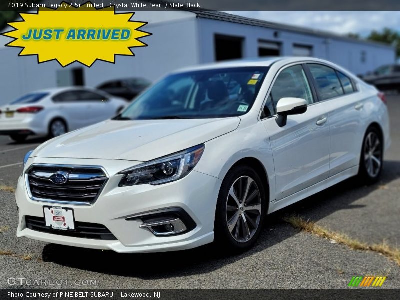 Crystal White Pearl / Slate Black 2019 Subaru Legacy 2.5i Limited