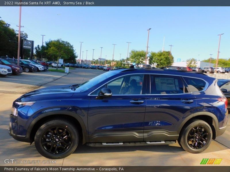 Stormy Sea / Black 2022 Hyundai Santa Fe XRT AWD