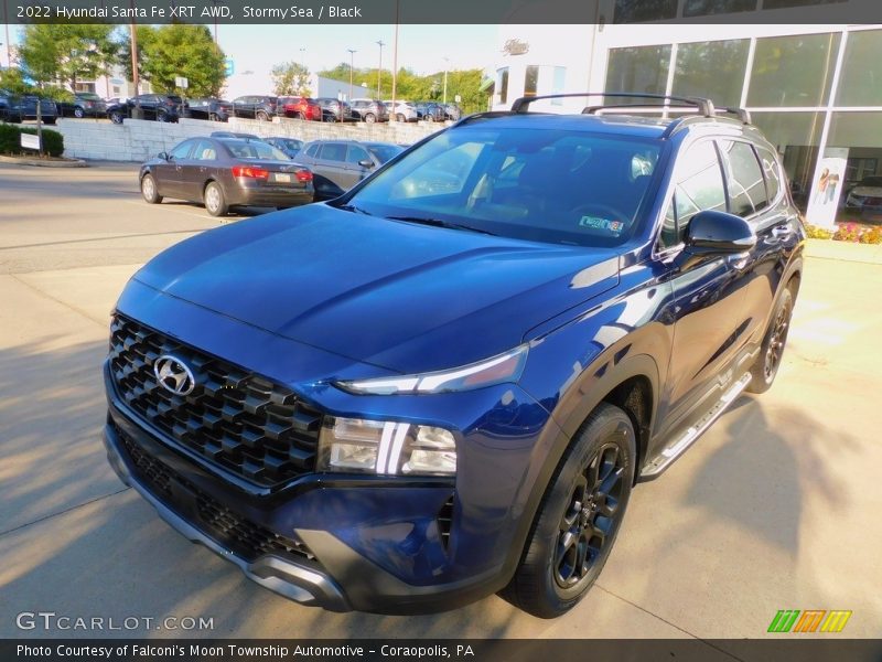 Stormy Sea / Black 2022 Hyundai Santa Fe XRT AWD