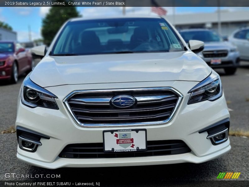 Crystal White Pearl / Slate Black 2019 Subaru Legacy 2.5i Limited