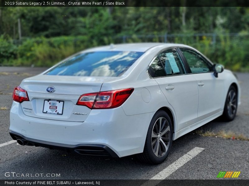 Crystal White Pearl / Slate Black 2019 Subaru Legacy 2.5i Limited