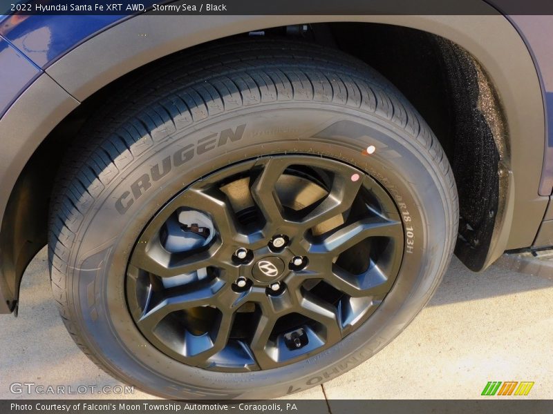 Stormy Sea / Black 2022 Hyundai Santa Fe XRT AWD