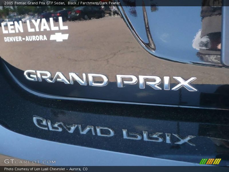 Black / Parchment/Dark Pewter 2005 Pontiac Grand Prix GTP Sedan