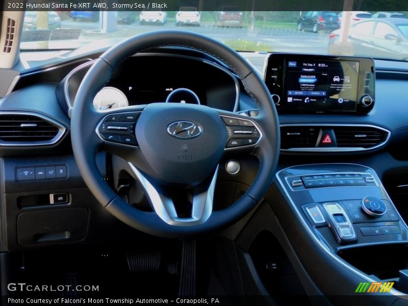 Stormy Sea / Black 2022 Hyundai Santa Fe XRT AWD