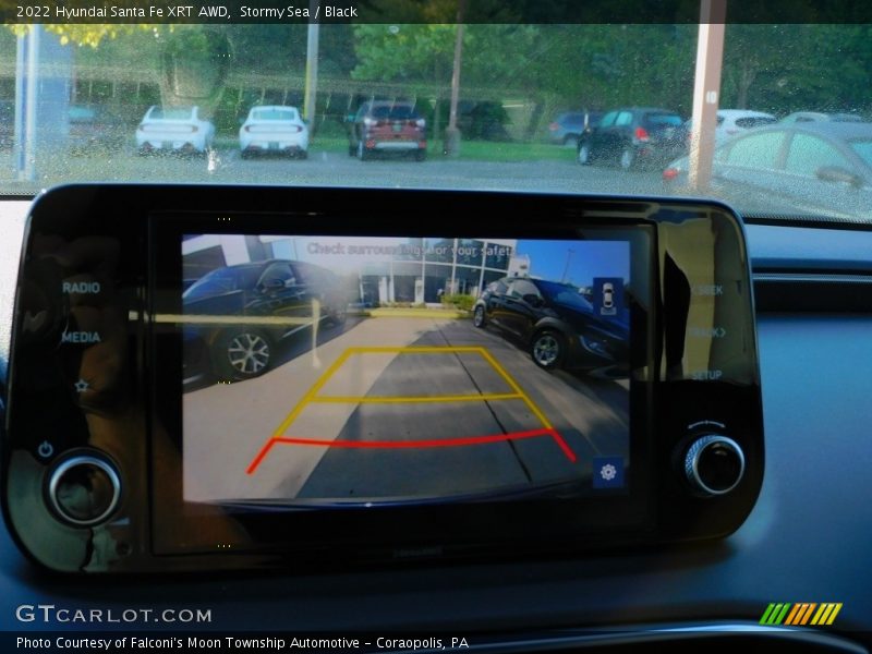 Stormy Sea / Black 2022 Hyundai Santa Fe XRT AWD