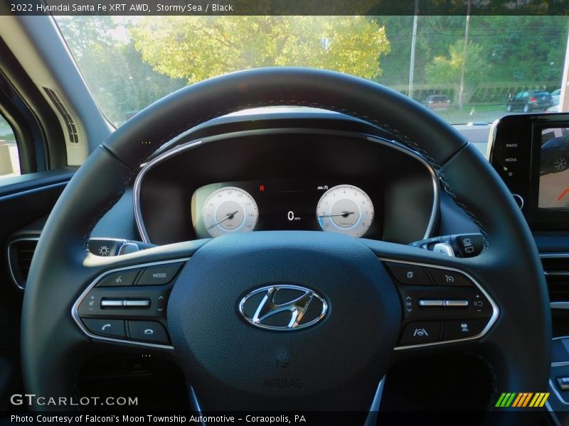 Stormy Sea / Black 2022 Hyundai Santa Fe XRT AWD