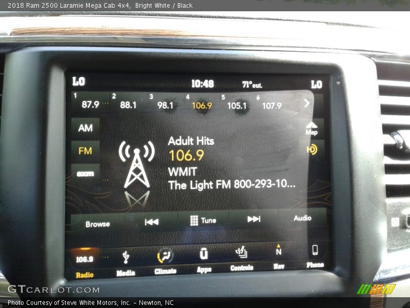 Audio System of 2018 2500 Laramie Mega Cab 4x4