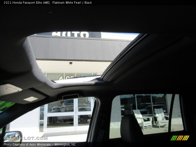 Platinum White Pearl / Black 2021 Honda Passport Elite AWD