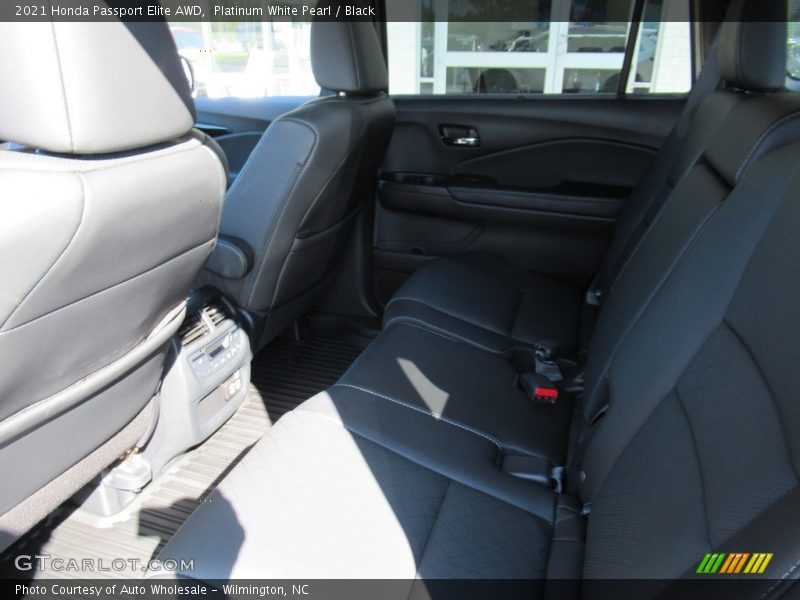 Platinum White Pearl / Black 2021 Honda Passport Elite AWD