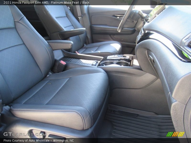 Platinum White Pearl / Black 2021 Honda Passport Elite AWD