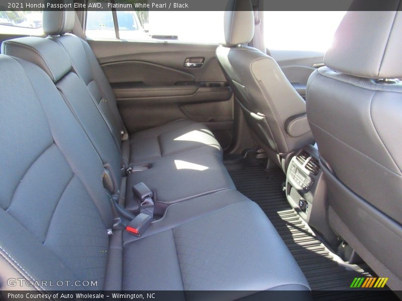 Platinum White Pearl / Black 2021 Honda Passport Elite AWD