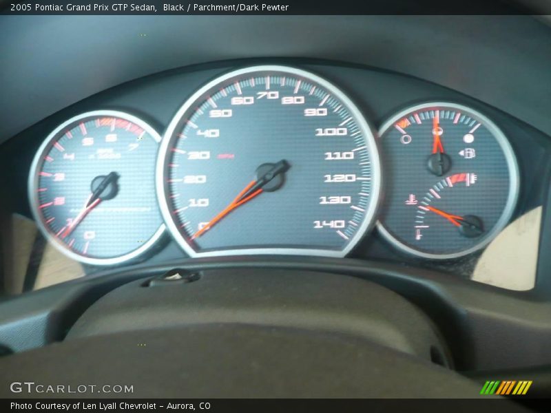 Black / Parchment/Dark Pewter 2005 Pontiac Grand Prix GTP Sedan