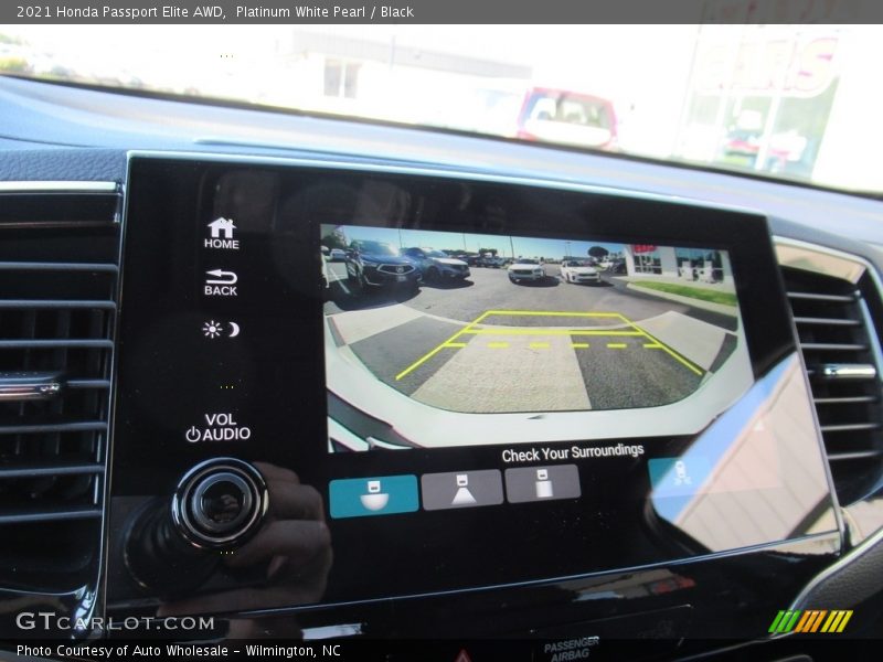 Platinum White Pearl / Black 2021 Honda Passport Elite AWD