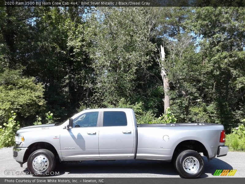Billet Silver Metallic / Black/Diesel Gray 2020 Ram 3500 Big Horn Crew Cab 4x4