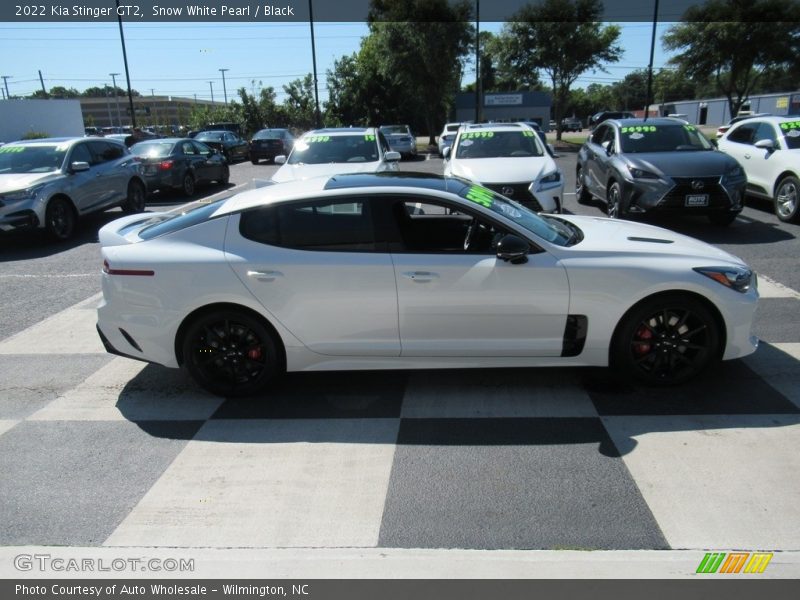 Snow White Pearl / Black 2022 Kia Stinger GT2