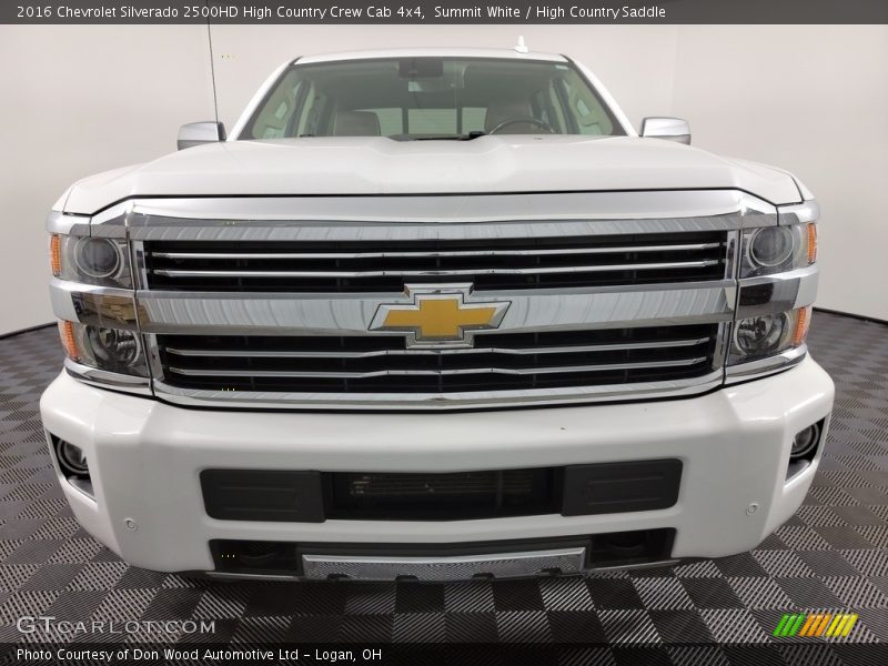 Summit White / High Country Saddle 2016 Chevrolet Silverado 2500HD High Country Crew Cab 4x4