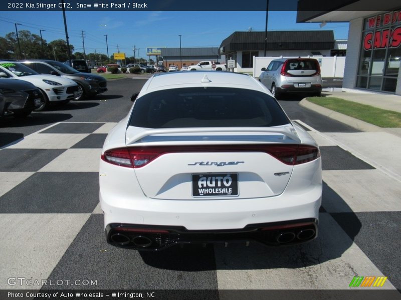 Snow White Pearl / Black 2022 Kia Stinger GT2