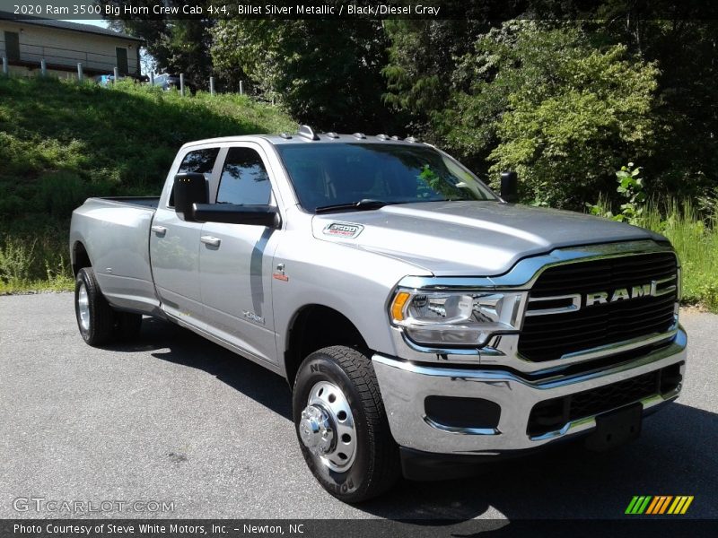 Billet Silver Metallic / Black/Diesel Gray 2020 Ram 3500 Big Horn Crew Cab 4x4