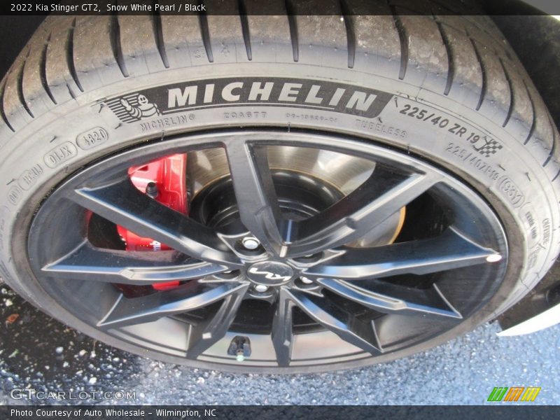 Snow White Pearl / Black 2022 Kia Stinger GT2