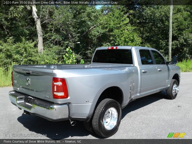 Billet Silver Metallic / Black/Diesel Gray 2020 Ram 3500 Big Horn Crew Cab 4x4