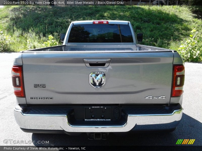 Billet Silver Metallic / Black/Diesel Gray 2020 Ram 3500 Big Horn Crew Cab 4x4