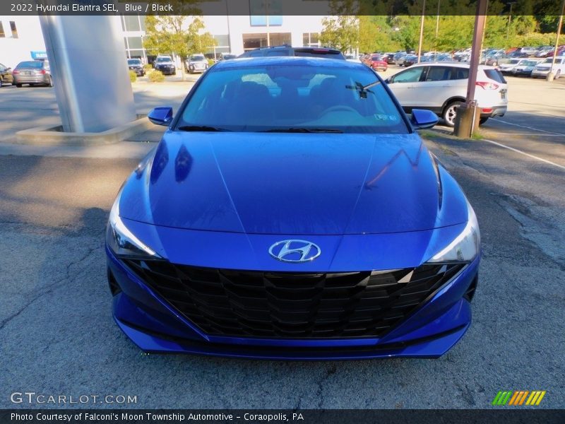 Blue / Black 2022 Hyundai Elantra SEL