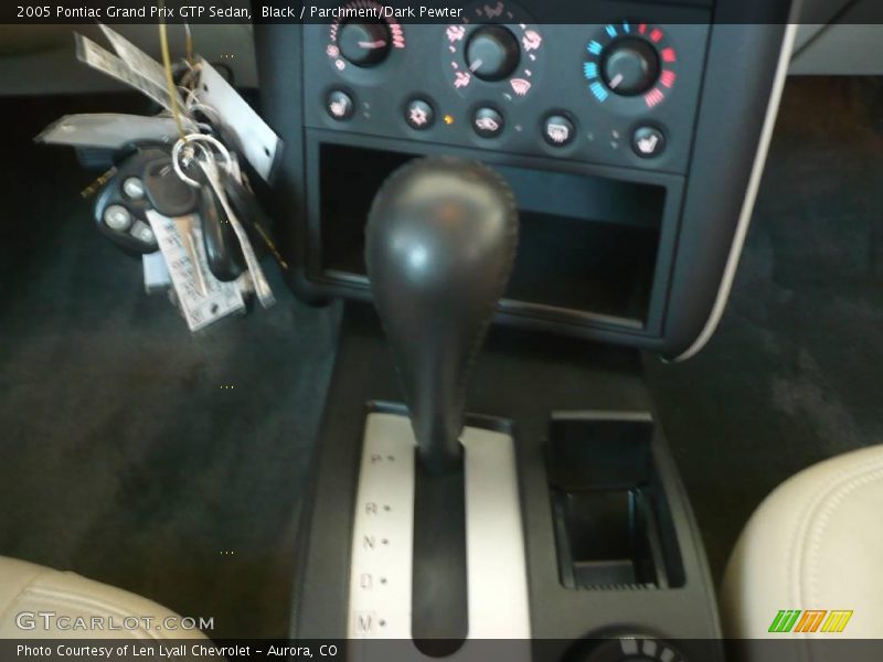 Black / Parchment/Dark Pewter 2005 Pontiac Grand Prix GTP Sedan